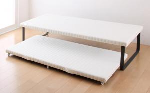 【上質家具】 親子ベッド ベッドフレームのみ 上下段セット シングル