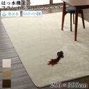 【上品家具】 キッチンマット ダイニングラグ はっ水機能のマイクロファイバーフランネルダイニングラグ 200×300cm