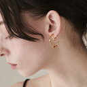 金属アレルギー対応 ツイストフープ イヤリング サージカルステンレス (両耳用) レディース アクセサリー 結婚式 パーティー 誕生日 プレゼント シルバー ゴールド ピンクゴールド シンプル