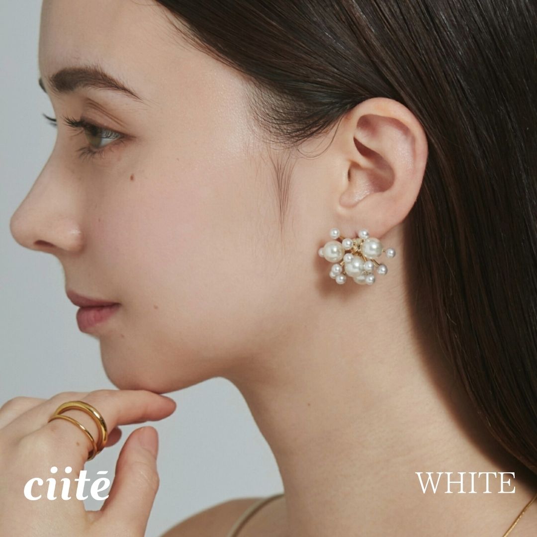 樂天商城 - パールモチーフピアス (両耳用) レディース アクセサリー 結婚式 パーティー 誕生日 プレゼント シルバー ゴールド ピンクゴールド シンプル