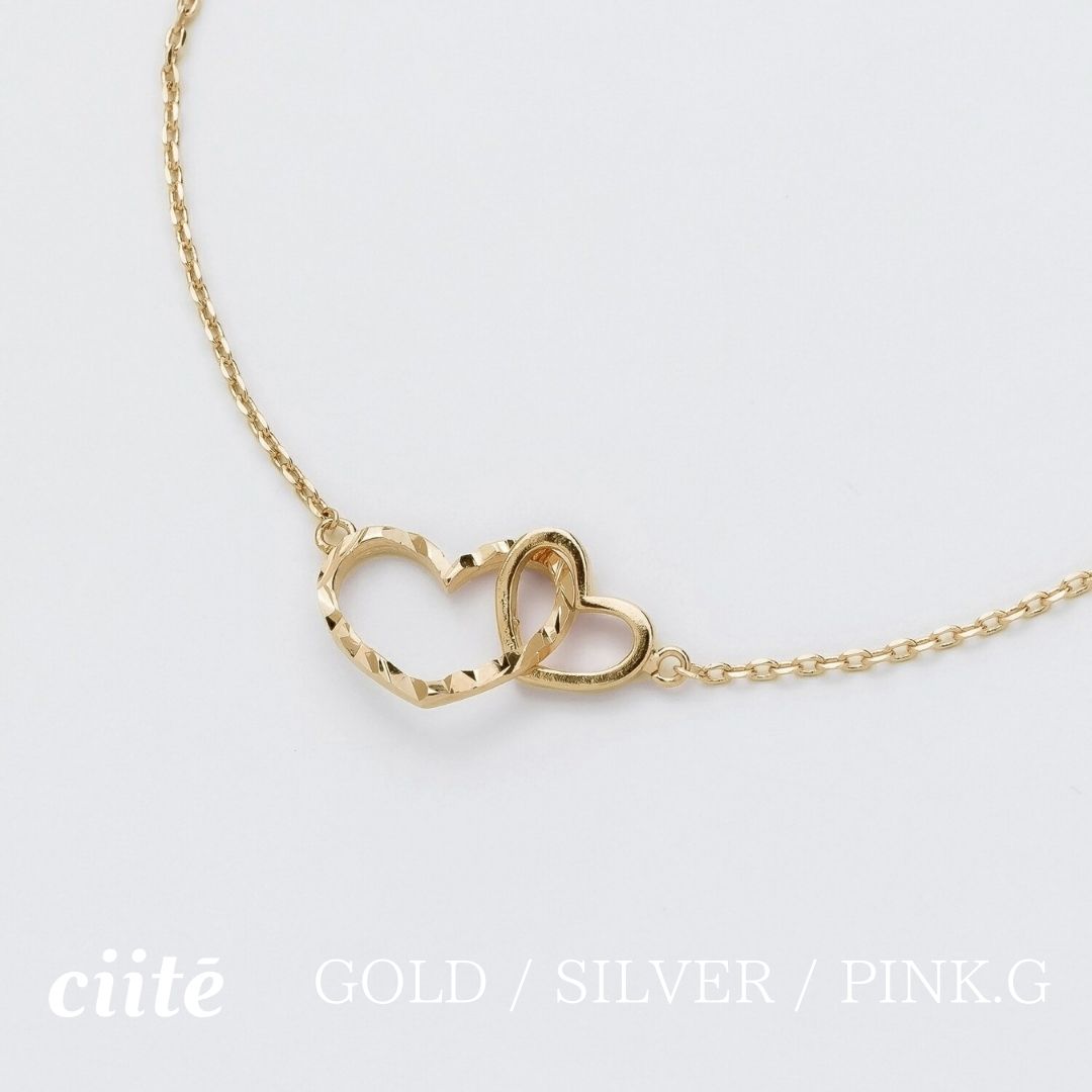Rakuten - ハートチェーンネックレス レディース アクセサリー 結婚式 パーティー 誕生日 プレゼント シルバー ゴールド ピンクゴールド シンプル