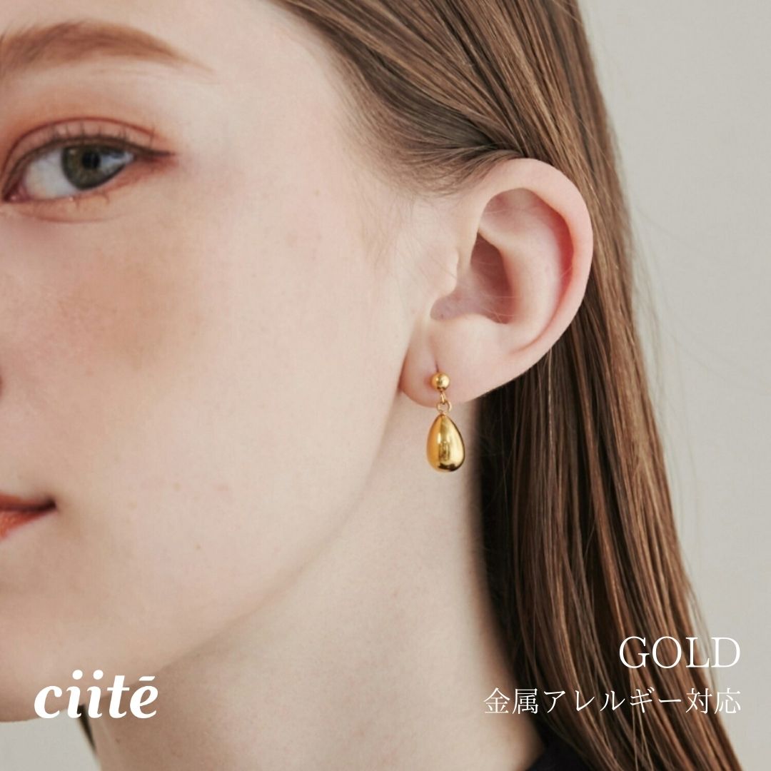 樂天商城 - 金属アレルギー対応 モチーフピアス サージカルステンレス (両耳用) レディース アクセサリー 結婚式 パーティー 誕生日 プレゼント シルバー ゴールド ピンクゴールド シンプル