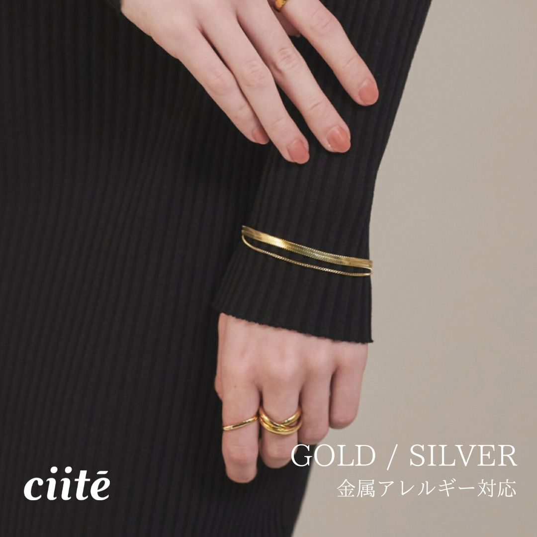 金属アレルギー対応 2連スネークチェーンブレスレット サージカルステンレス レディース アクセサリー 結婚式 パーティー 誕生日 プレゼント シルバー ゴールド ピンクゴールド シンプル