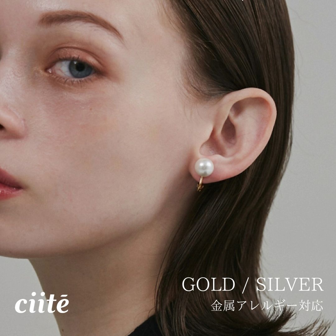 金属アレルギー対応 シンプルパールイヤリング サージカルステンレス (両耳用) レディース アクセサリー 結婚式 パーティー 誕生日 プレゼント シルバー ゴールド ピンクゴールド シンプル