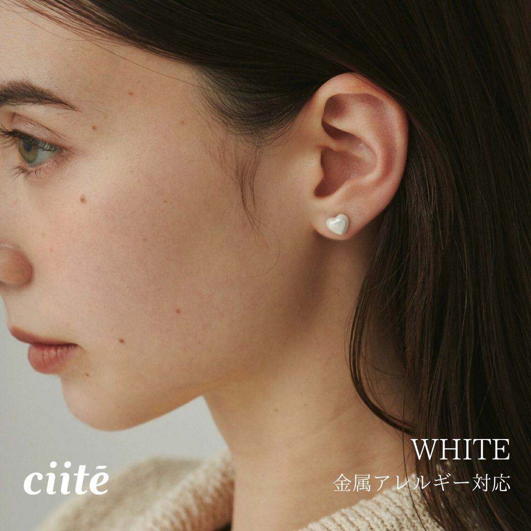 樂天商城 - 金属アレルギー対応 ぷっくりハートピアス サージカルステンレス (両耳用) レディース アクセサリー 結婚式 パーティー 誕生日 プレゼント シルバー ゴールド ピンクゴールド シンプル