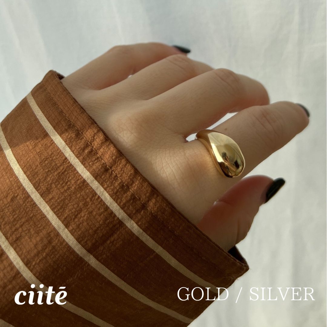 樂天商城 - ぷっくりボリュームフリー リング レディース アクセサリー 結婚式 パーティー 誕生日 プレゼント シルバー ゴールド ピンクゴールド シンプル