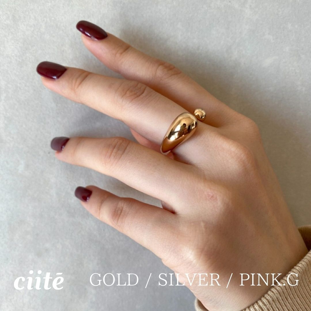 樂天商城 - ドロップリング / drop ring レディース アクセサリー 結婚式 パーティー 誕生日 プレゼント シルバー ゴールド ピンクゴールド シンプル