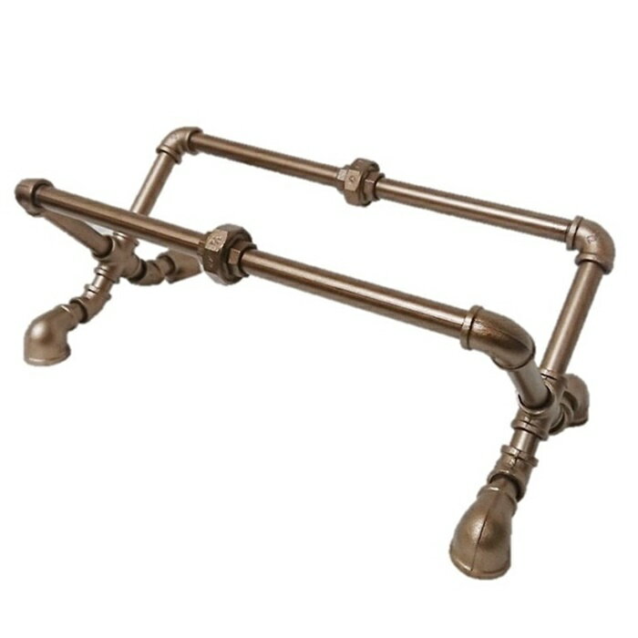 パイプスタイル ブックスタンド スチール ゴールド