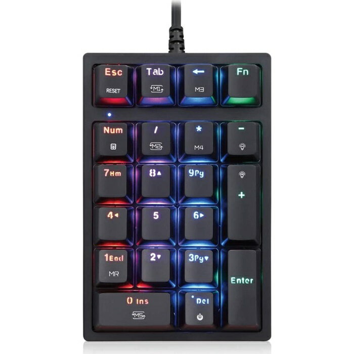 エアリア NUMERICK Keypad マクロテンキーボード 21キー 青軸 ゲーミング AREA AS-K24