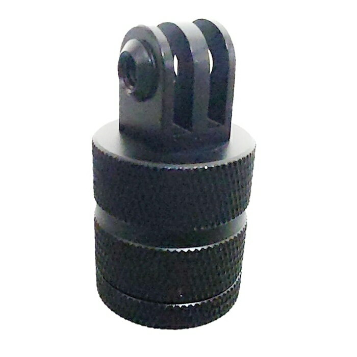 ゴープロ三脚マウント パノラマ雲台 金属製 ブラック