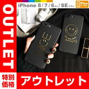 【アウトレット/特別価格】スマイル ナイス ニコちゃん iPhone7ケース iPhone7 Plus ケース iPhone 6s 6 SE 5s Plus にこちゃん スマホケース ゴールド メタリック スマイリー 訳あり B級品