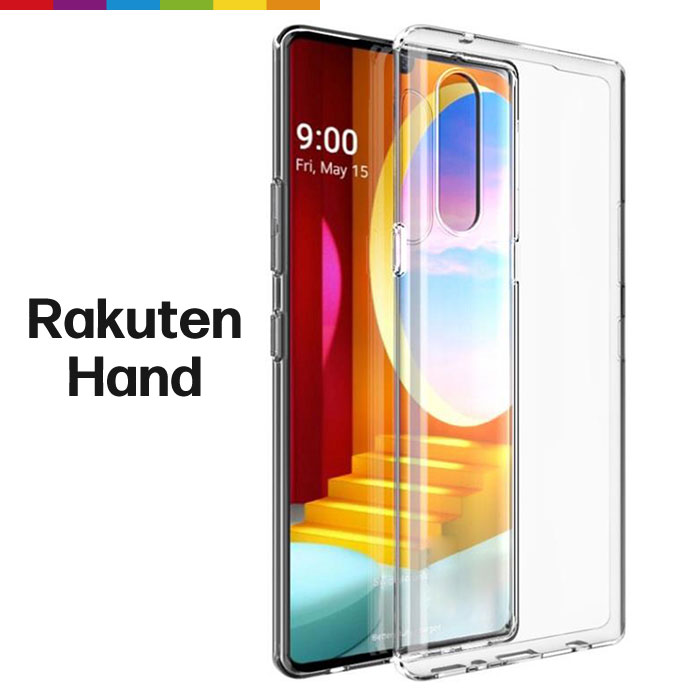 Rakuten Hand  5G ꥢ Ʃ С ŷХ TPU ̵ ץ ꥢ ޥۥ ׷ۼ ɻ   ȥåץۡ Rakuten Mobile ŷHand 饯ƥϥ 㥱åȡפ򸫤