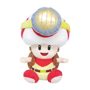 進め!スーパーマリオ キノピオ隊長 SK01 キノピオ隊長(座り) ぬいぐるみ