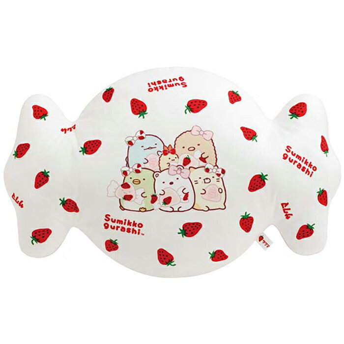 すみっコぐらし×サクマいちごみるくキャンディ クッション MO95201