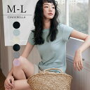 Tシャツ レディース 半袖 三分袖 トップス カジュアル 春 夏 丸首 クルーネック すっきり 上品 シルエット 華奢見え シンプル 無地 大人カジュアル 軽い かわいい 涼しい 爽やか インナー オールシーズン ベーシック 着回し力 ミドル丈 薄手 快適 M L 9号 11号 rt9962
