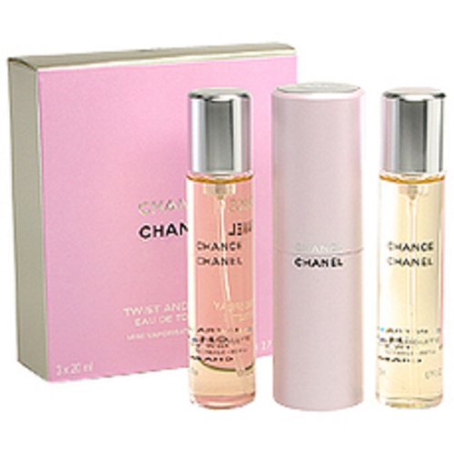 CHANEL (シャネル) CHANCE Eau de Toilette Twist and Spray チャンス ツイスト&スプレイ ツィスト&スプレイ オードゥ トワレット 20mL+リフィル 20mL×2 CHANEL (シャネル) CHANCE Eau de Toilette Twist and Spray チャンス ツイスト&スプレイ ツィスト&スプレイ オードゥ トワレット 20mL+リフィル 20mL×2