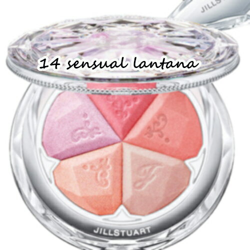 JILL STUART(ジルスチュアート) ブルーム ミックスブラッシュ コンパクト ペタルグロウ 4.5g #14 sensual lantana
