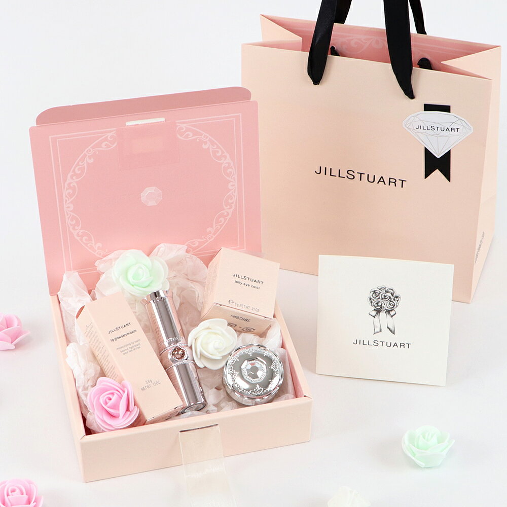 JILL STUART(ジルスチュアート) 【メイクアップBA Recommendedギフトセット】　リップバーム＆アイカラー （ラッピング済）