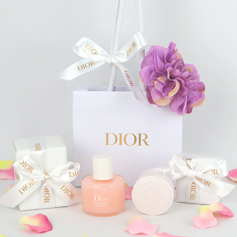 Dior(ディオール) 【ギフトセット】 ネイル リムーバー アブリコ 50 mL + クレーム アブリコ 10g 3