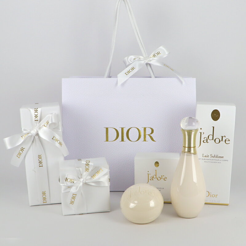 Dior(ディオール) 【ギフトセット】 ジャドール シルキー ソープ 150g + ジャドール ボディ ミルク 200mL 3