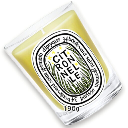 diptyque(ディプティック) 【数量限定】限定版 クラッシック キャンドル シトロネル 190g diptyque(ディプティック) 【数量限定】限定版 クラッシック キャンドル シトロネル 190g