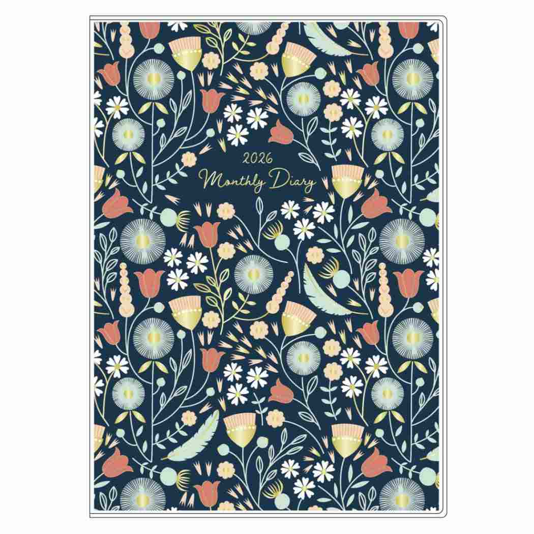 【12月は毎日ポイント10倍!】エリザベスオーウェン A6マンスリー手帳2026 2026年月間ダイアリー NV APJ キャラクタースケジュール帳 令和8年手...