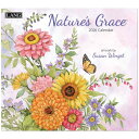 LANG ラング 2026 Calendar 壁掛けカレンダー2026年 Natures Grace Susan Winget カントリー 蝶 フラワー インテリア 令和8年暦 シネマコレクション