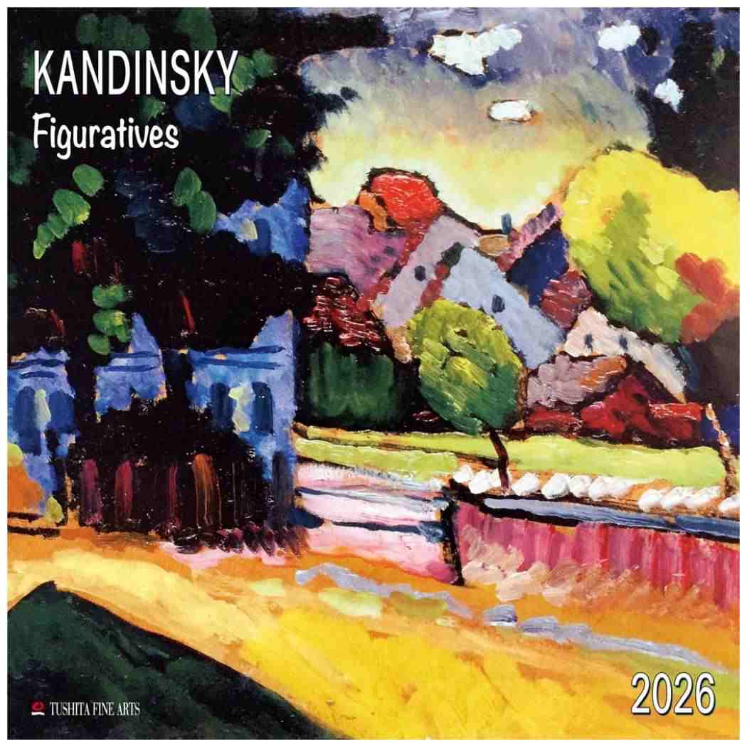 TUSHITA 2026 Calendar 壁掛けカレンダー2026年 Wassily Kandinsky - Figuratives ハートアートコレクション...
