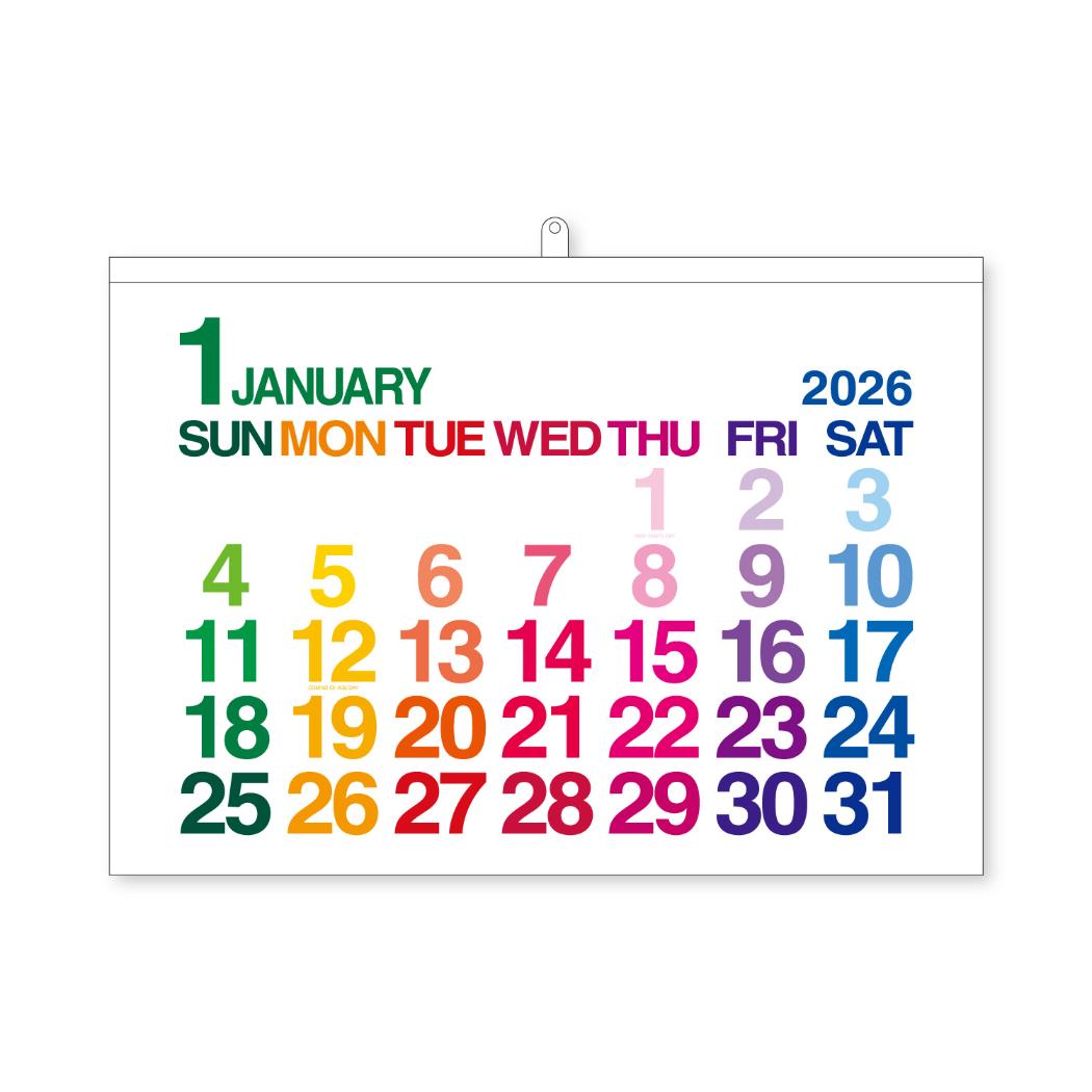 A2ɳ ե 2026Calendar ɳݤ2026ǯ ȥ󥸥 ǥ ꥫ ܥ  ץ å ͥޥ쥯...