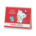ハローキティ 2026Calendar KTリングカレンダー26 卓上カレンダー2026 サンリオ サンリオ インテリア 書き込み キャラクター 令和8年暦 メール便可 シネマコレクション