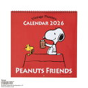 スヌーピー 2026Calendar SNウォールLカレンダ−26 壁掛けカレンダー2026年 ピーナッツ サンリオ インテリア 書き込み 令和8年...