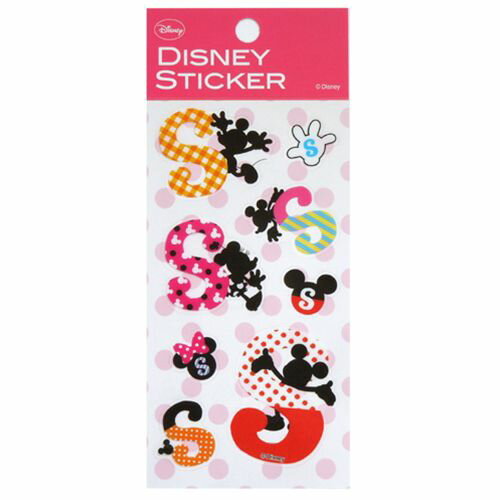 【12月は毎日ポイント10倍！】ミッキー＆ミニー S アルファベットステッカー キャラクターグッズ  ...