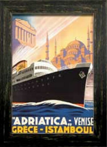 【12月は毎日ポイント10倍!】取寄品 アンティークポスターシリーズ ZTP60304 額付きアート インテリア壁掛け通販