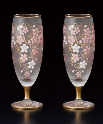 【最大1000円OFFクーポン！】SAKURA SAKEペアセット ステムグラス EL DORADO サクラ アデリア 日本酒グラス ギフト 雑貨 石塚硝子 取寄品