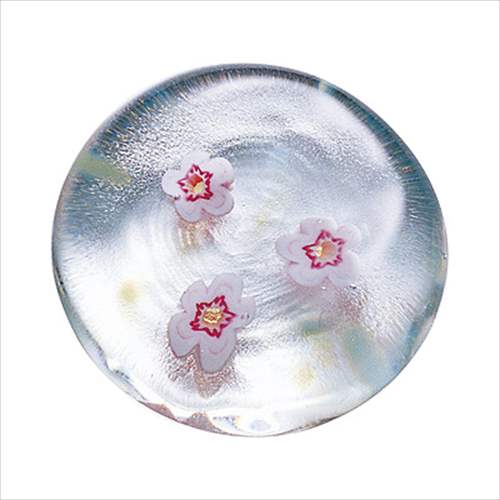 【12月は毎日ポイント10倍！】取寄品 津軽びいどろ 箸置き ガラス箸置 5個セット 春のしつらえ 梅 アデ..