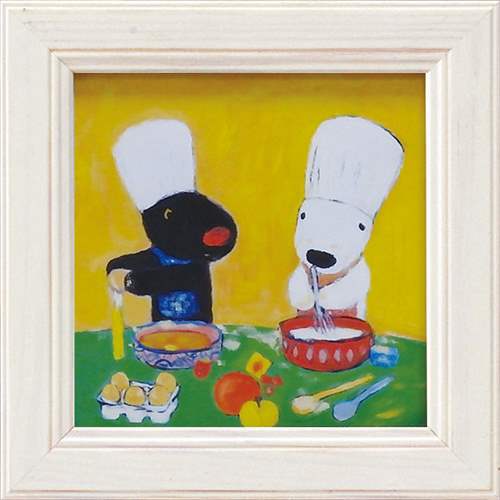 【12月は毎日ポイント10倍!】取寄品 リサとガスパール フレンチアート ミニアートフレーム デザートブック インテリア 絵本キャラクターグッズ 通販 シネマコ...