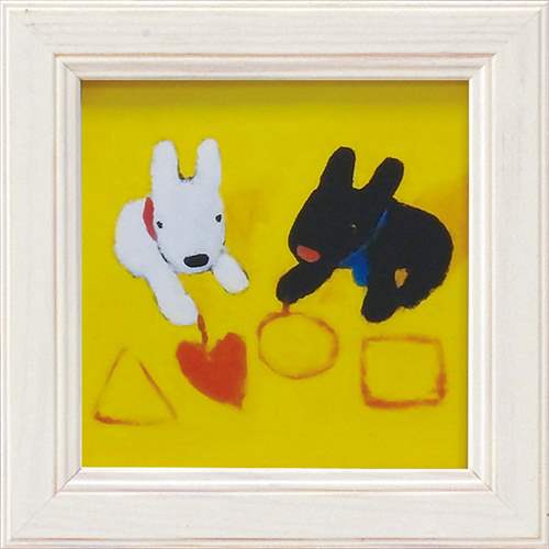 【12月は毎日ポイント10倍!】取寄品 リサとガスパール フレンチアート ミニアートフレーム かたち インテリア 絵本キャラクターグッズ 通販 シネマコレクショ...