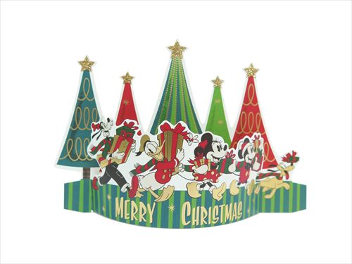 【12月は毎日ポイント10倍!】ミッキー&フレンズ カード スタンディング立体カード ディズニー APJ Xmas 封筒付き キャラクター グッズ 通販 メール...