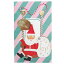 サンタクロース カード スライドフェルトカード グリーン APJ Xmas 封筒付き ギフト 雑貨 グッズ 通販 メール便可 シネマコレクション プレゼント 男の子 女の子