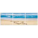 NEW DESIGN Concept Frame インテリア アート アートパネル 3枚セット 海 SEA 3 美工社 ウォールアート 壁掛け 額付きおしゃれ通...