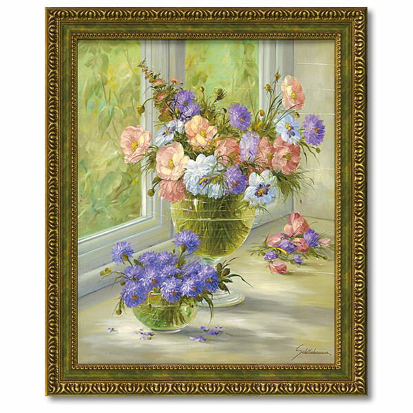 シューンハマー フラワー アート Art Frames サンデーモーニング ユーパワー 58×48cm 花 ギフト 額付きポスター インテリア グッズ 通販 【取寄品】 【送料無料】シネマコレクション