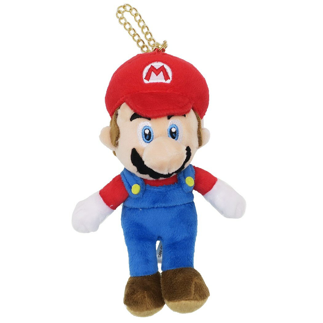 スーパーマリオ マスコット ミニ ぬいぐるみ ボールチェーン MARIO nintendo 三英貿易 15.5cm かわいい キャラクター グッズ 通販 シネマコレクション プレゼント 男の子 女の子 ギフトバレンタイン