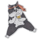 世にも不思議な猫世界 ステッカー クロス素材ステッカー くまおさん KORIRI ゼネラルステッカー DECOシール かわいい キャラクター グッズ 通販 メー...