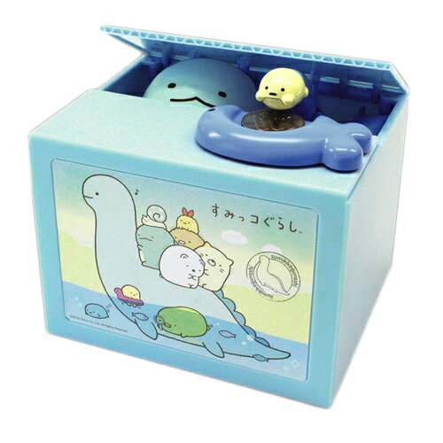 すみっコぐらし 貯金箱 いたずらバンク とかげ サンエックス シャイン ギフト 雑貨 ギミック付きバンク キャラクター グッズ 通販 シネマコレクション プレゼント 男の子 女の子のサムネイル