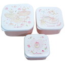 たけいみき お弁当箱 入れ子ランチボックス3Pセット エトワール クローズピン 510ml 320ml 180ml 日本製 ガーリーイラスト グッズ 通販 シネ...