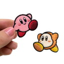 星のカービィ カービー グッズ ワッペン ミニ アイロンパッチ 2個 セット nintendo パイオニア 入園準備 かわいい キャラクター 通販 メール便可 ...