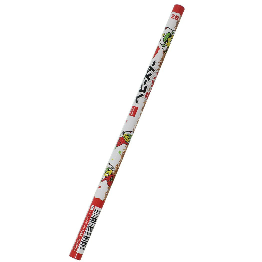 【12月は毎日ポイント10倍!】ベビースターラーメン 鉛筆 丸軸 えんぴつ 2B チキン味 おやつマーケット サカモト 新学期 雑貨 おもしろ文具 キャラクター...