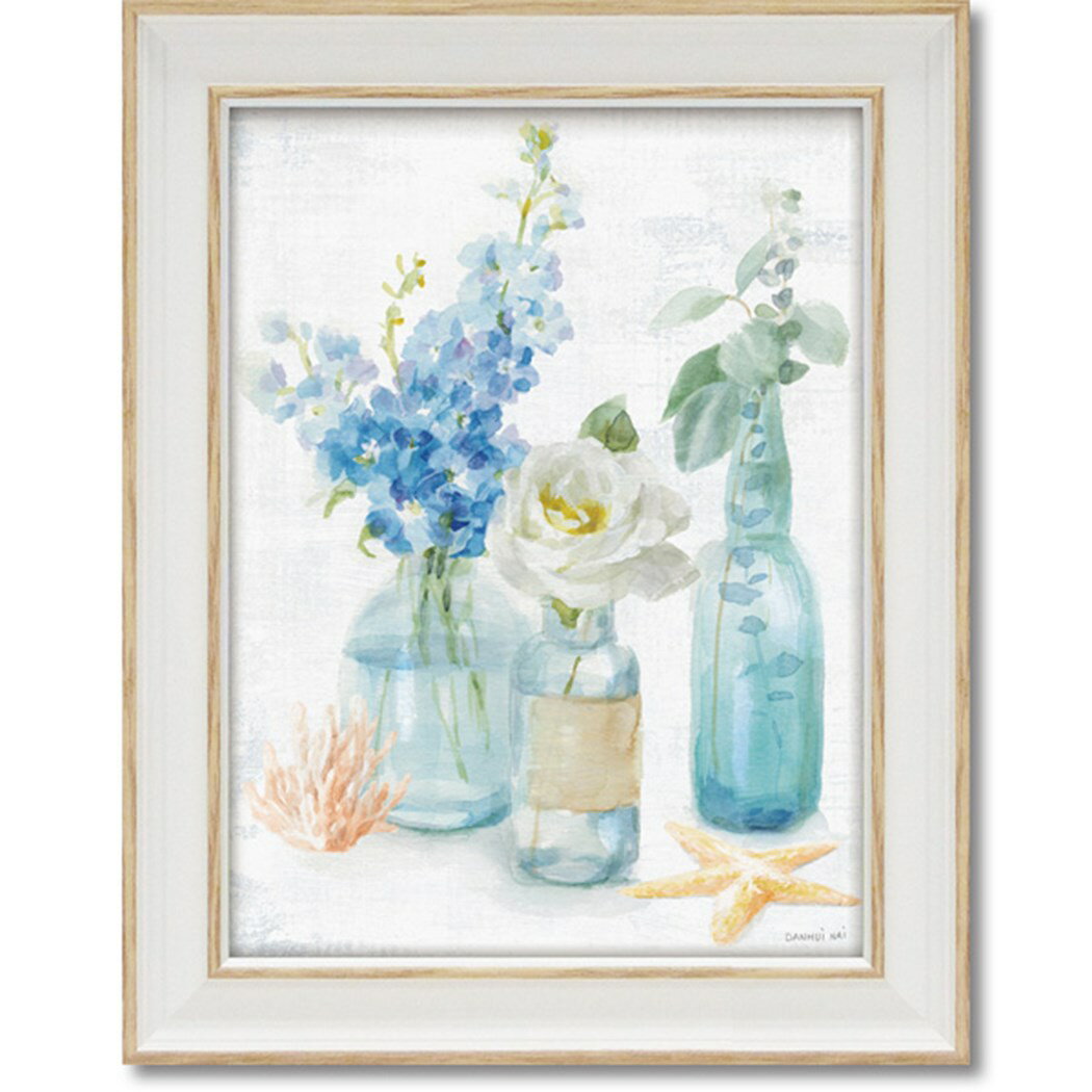 【12月は毎日ポイント10倍！】ダンフイ ナイ フラワーアート ミニゲル アートフレーム ビーチ コテージ..