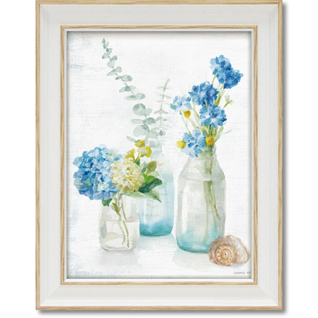 【12月は毎日ポイント10倍！】ダンフイ ナイ フラワーアート ミニゲル アートフレーム ビーチ コテージ..