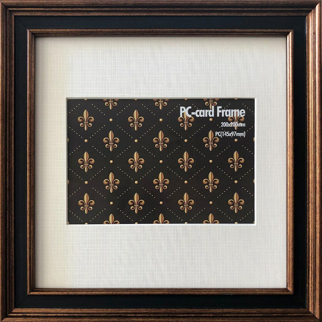 【12月は毎日ポイント10倍!】ポストカード用 フレーム 額縁 PC-card frame 200角サイズ 美工社 はがきサイズマット付き ギフト 装飾インテリ...